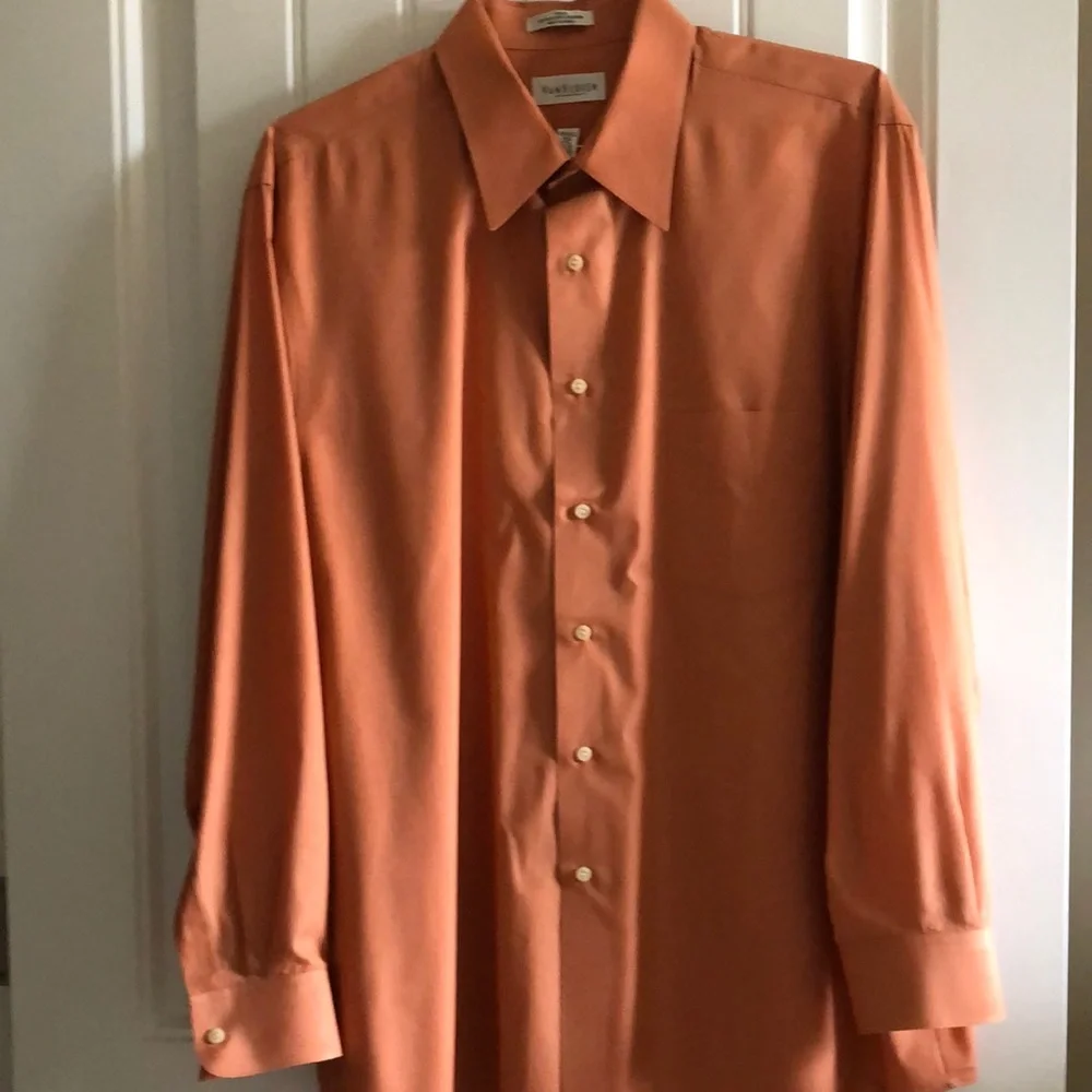 Men's Van Heusen Wrinkle Free Long-Sleeve Shirt - Picture 3 of 8